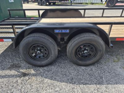 New 2026 Triple Crown Trailers 6x16 Tandem Axle Utility Trailer with Gate | 7K GVWR I with Brakes Utility Trailer
