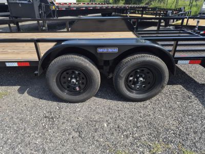 New 2026 Triple Crown Trailers 6x16 Tandem Axle Utility Trailer with Gate | 7K GVWR I with Brakes Utility Trailer