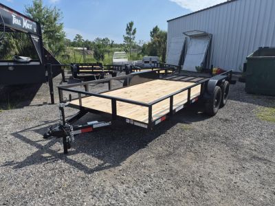 New 2026 Triple Crown Trailers 6x16 Tandem Axle Utility Trailer with Gate | 7K GVWR I with Brakes Utility Trailer