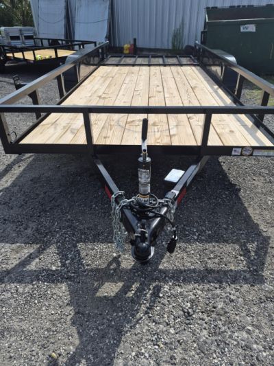 New 2026 Triple Crown Trailers 6x16 Tandem Axle Utility Trailer with Gate | 7K GVWR I with Brakes Utility Trailer