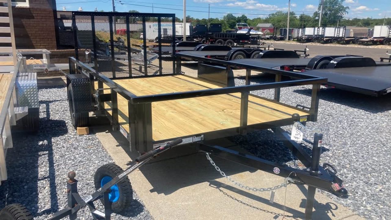 New 2027 Quality Steel and Aluminum 7x12 Utility Trailer