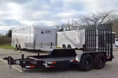New BND 6x12 SCISSOR LIFT TRAILER w/ 5200LB AXLES