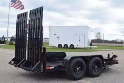 New BND 6x12 SCISSOR LIFT TRAILER w/ 5200LB AXLES