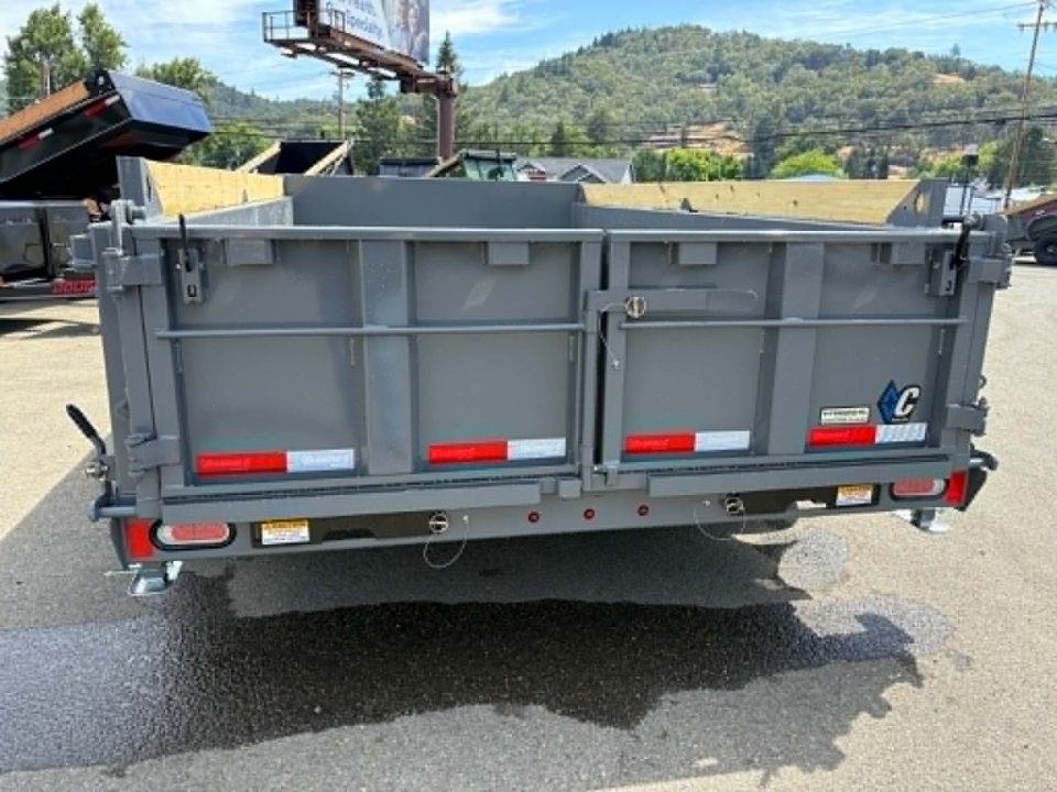 New SALE! DUMP TRAILER 2026 Diamond C LPT207 82X14 LOW PROFILE 15500 GVWR LITHIUM UPGRADE CEMENT GRAY