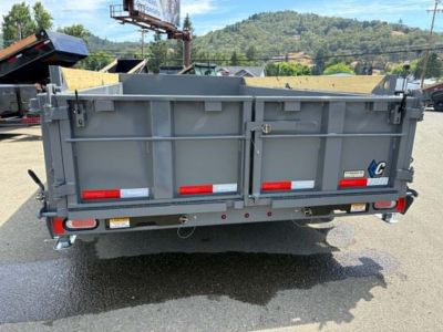 New SALE! DUMP TRAILER 2026 Diamond C LPT207 82X14 LOW PROFILE 15500 GVWR LITHIUM UPGRADE CEMENT GRAY