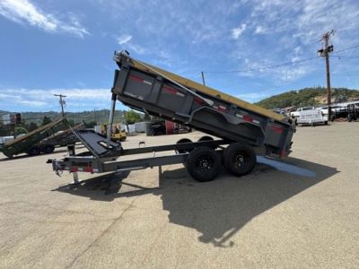 New SALE! DUMP TRAILER 2026 Diamond C LPT207 82X14 LOW PROFILE 15500 GVWR LITHIUM UPGRADE CEMENT GRAY