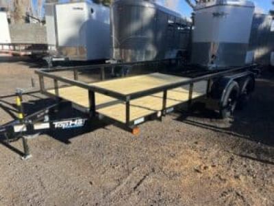 New 2026 Top Hat Trailers 77X12 LDX Utility Flatbed Trailer Utility Trailer