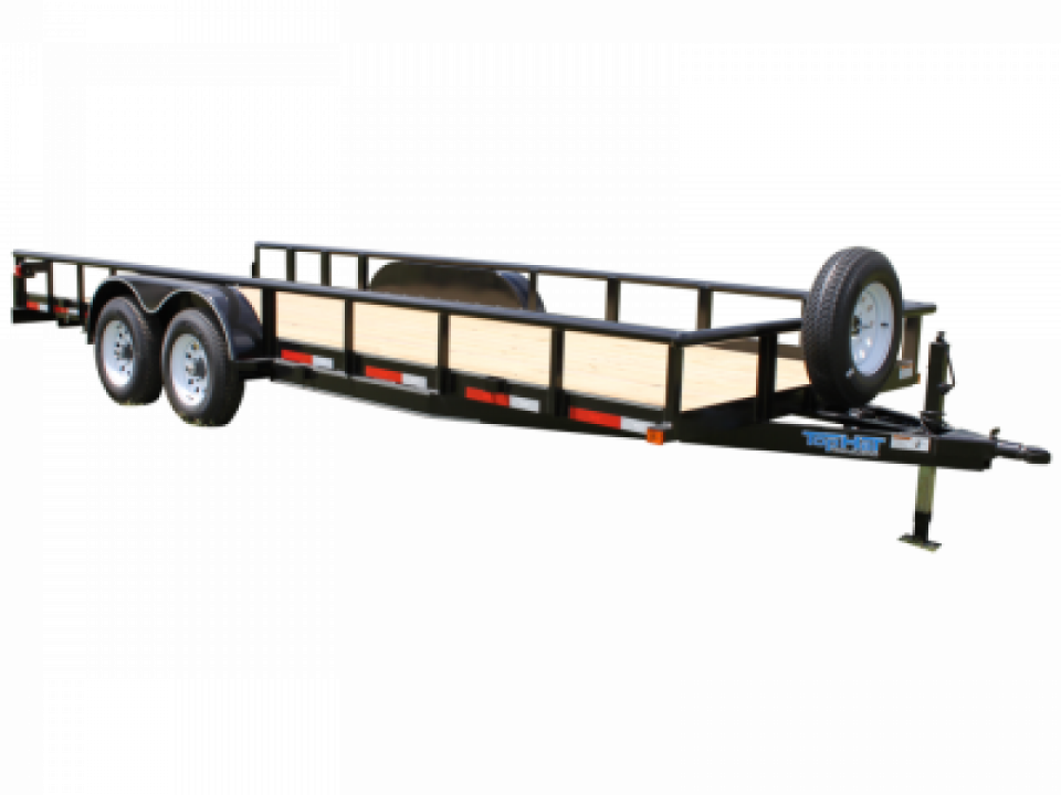 New 2026 Top Hat Trailers 83X20 Heavy Pipe Flatbed 10K Equipment Trailer