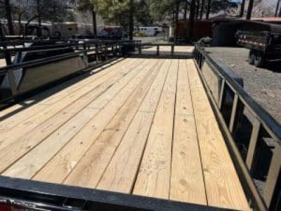 New 2026 Top Hat Trailers 83X20 Heavy Pipe Flatbed 10K Equipment Trailer