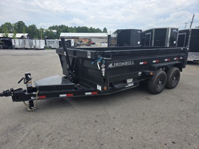 New 2027 Iron Bull DTB 7X14 14.9K - TELESCOPIC Dump Trailer