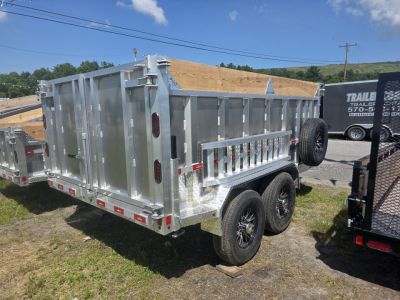 New 2026 Nordtek 82X12 12K - 4' HIGH SIDES ALUMINUM Dump Trailer
