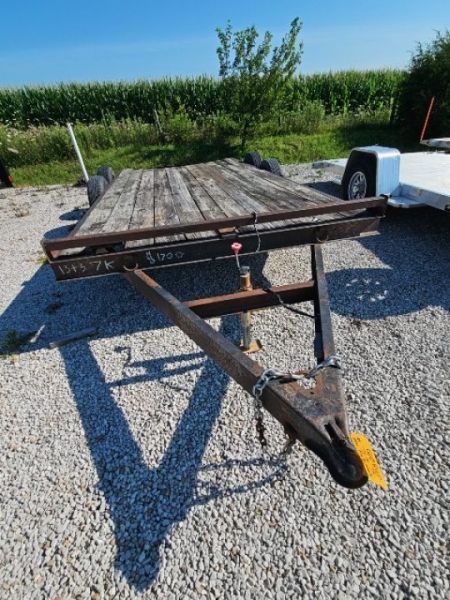 Used BOTTOM DOLLAR - 1996 Big Bubba's 7 x 16 7K Wood Deck Car Hauler