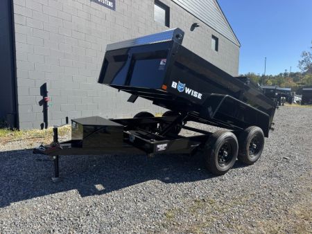New 2027 BWISE DT610LP-LE-10 6X10TA Dump Trailer *TARP KIT