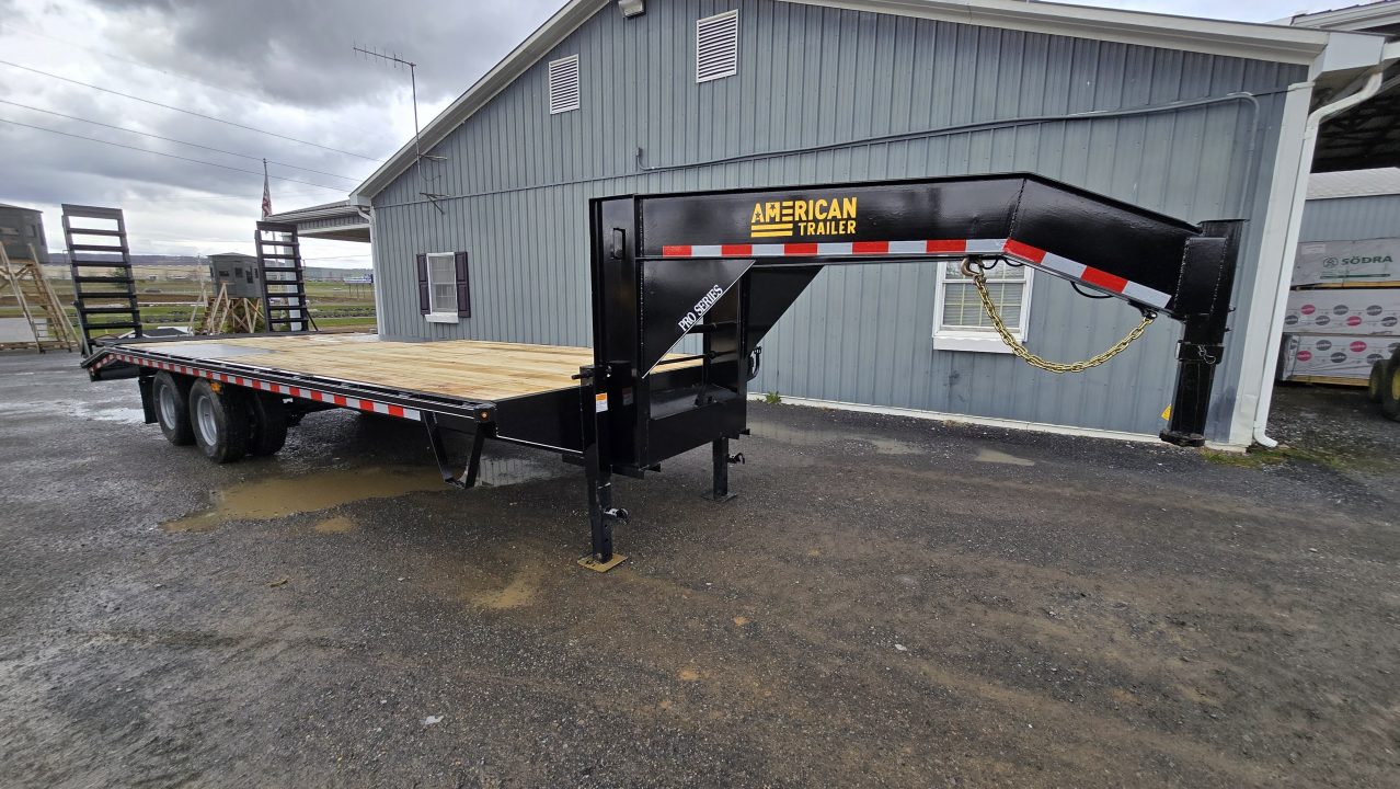 New Quality Trailers Pro-H Flatbed Trailer 25,000 GVWR / 25' / Pop-Up Dove Tail
