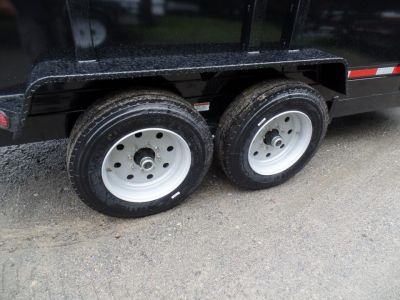 New 2026 Quality Steel and Aluminum 7X16 Dump with 4' Sides, 16,000 lb. GVWR Dump Trailer