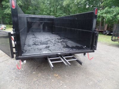 New 2026 Quality Steel and Aluminum 7X16 Dump with 4' Sides, 16,000 lb. GVWR Dump Trailer