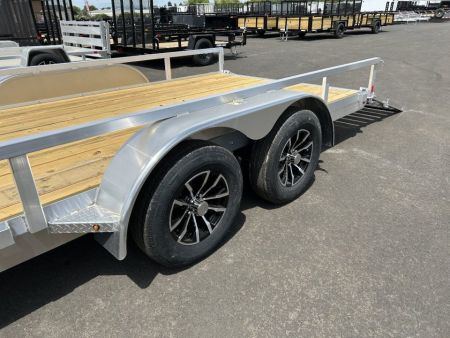 New 2026 H&H Trailers 7X16 Aluminum Tube Top Utility Trailer 7K GVWR