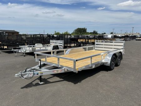 New 2026 H&H Trailers 7X16 Aluminum Tube Top Utility Trailer 7K GVWR
