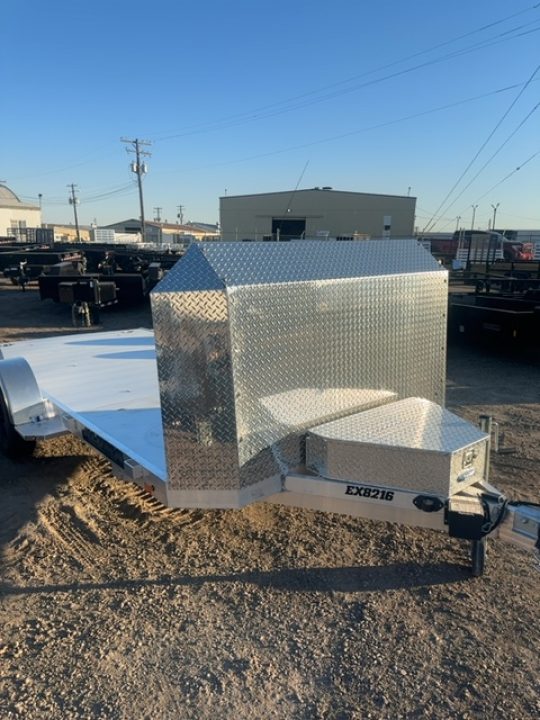 New 2027 Aluma EX8216-TA-EL-R-RTD Utility Trailer