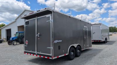 New 2027 Homesteader 8.5 x 18 HD Champion Contractor Cargo Trailer w/ Barn Doors (14K GVW)