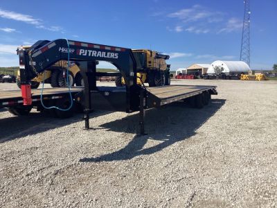 New 2027 PJ Trailers 30’ GN Flatbed Trailer