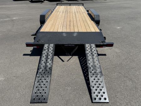 New 2026 Sure-Trac 7x20 Treated Wood Deck Beavertail Car Hauler 7K GVWR