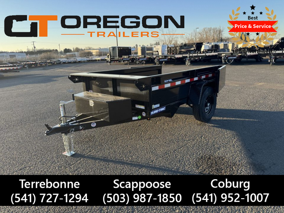 New 2026 Sure-Trac 5x8 Homeowner Utility Dump Trailer 5K GVWR