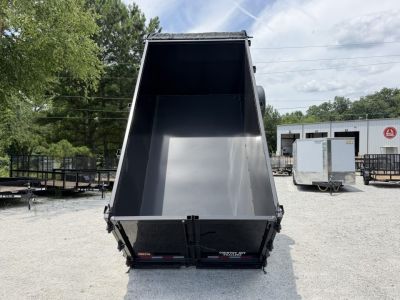 New 2026 Covered Wagon 6x12 Dump, 4' Sides, 6K Axles, Spare
