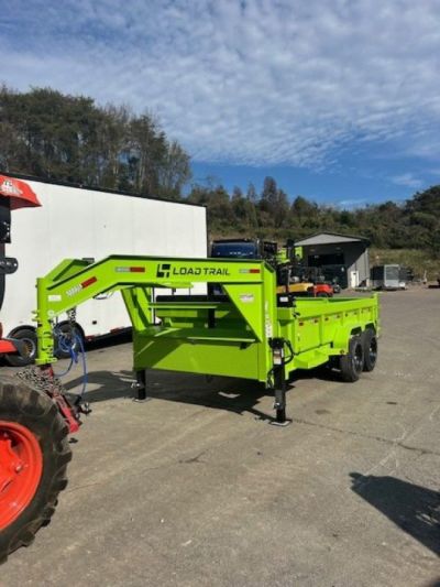 New 2025 Load Trail 7X14 16K 2' GN Dump Trialer