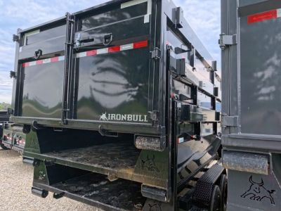 New 2026 Iron Bull 83 x 16 DBG Roll-Off Gooseneck Dump Trailer, 16K GVWR, Compatible with up to 3 Roll- Off Bins