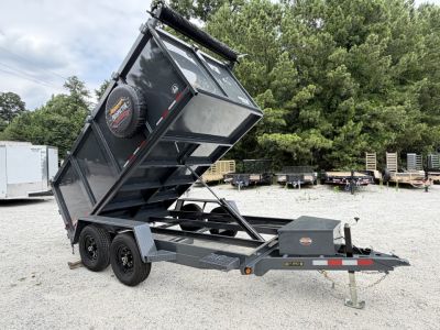 New 2026 Covered Wagon 6x12 Dump, 4' Sides, Spare Tire
