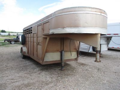 Used 1991 Double D Stock Stock / Stock Combo Trailer