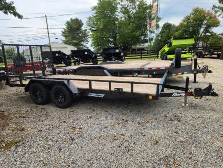 New 2026 Liberty 7K 83x16 Utility Trailer-Arsenal Gray