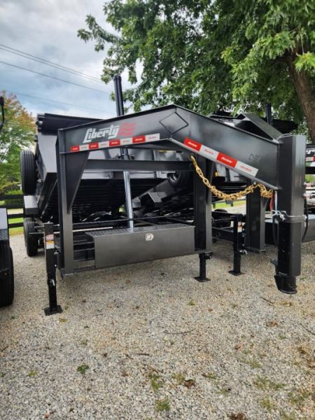 New 2026 Liberty 16K 83x16' Gooseneck Dump-Arsenal Gray