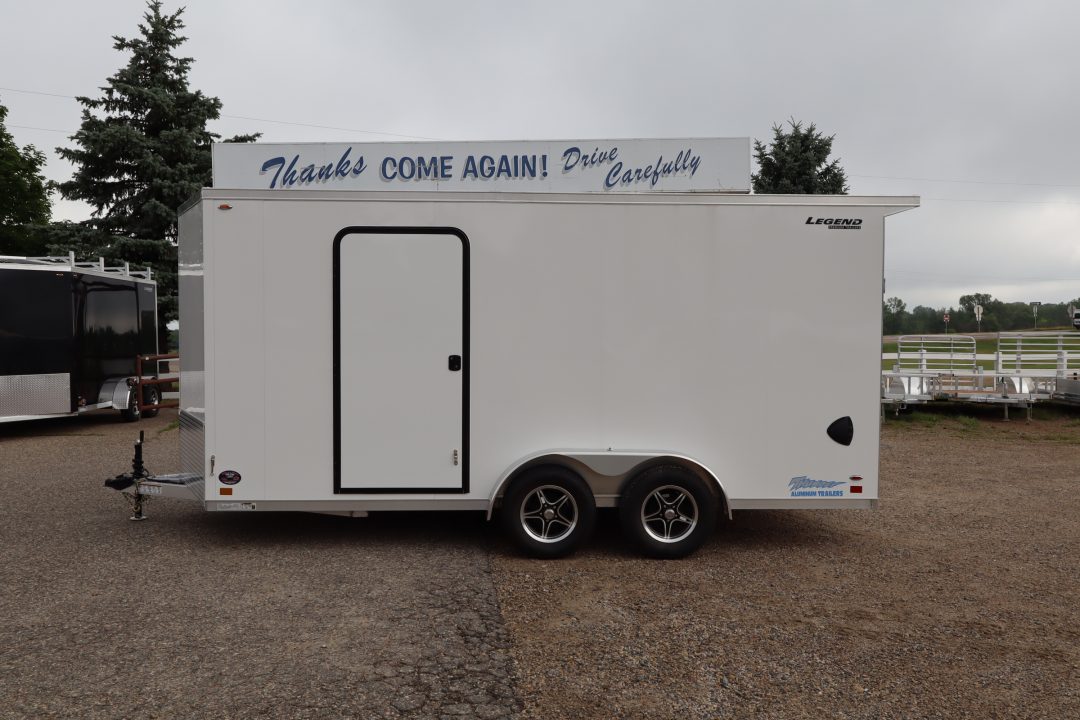 New 2027 Legend Trailers 7.5x18 Thunder V-Nose Cargo / Enclosed Trailer
