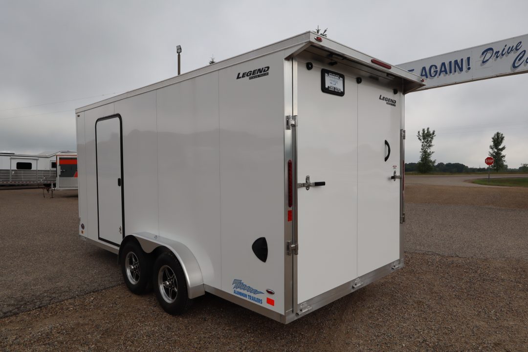 New 2027 Legend Trailers 7.5x18 Thunder V-Nose Cargo / Enclosed Trailer