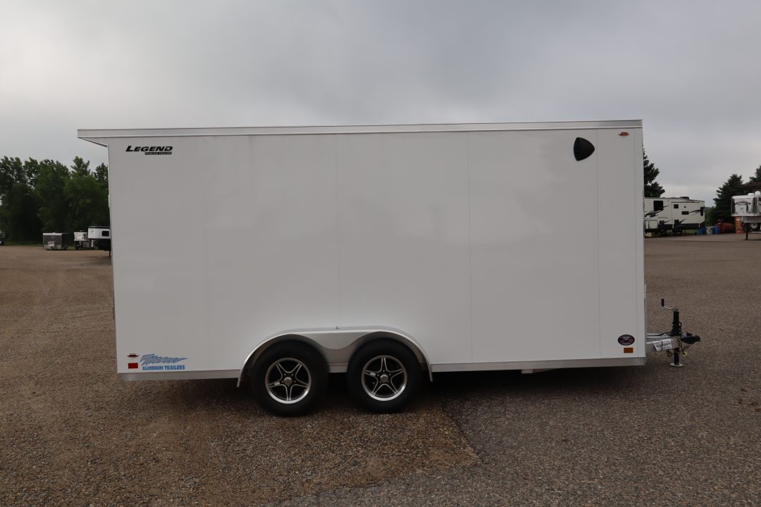 New 2027 Legend Trailers 7.5x18 Thunder V-Nose Cargo / Enclosed Trailer