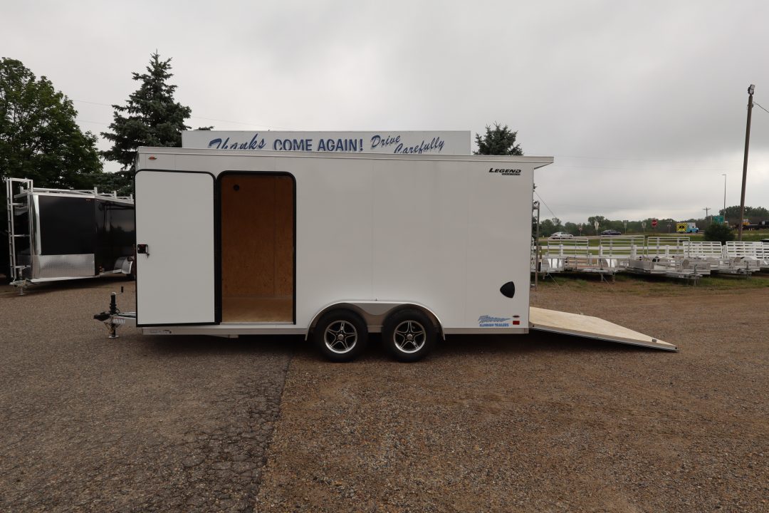 New 2027 Legend Trailers 7.5x18 Thunder V-Nose Cargo / Enclosed Trailer