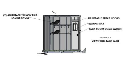 New 2026 Frontier Trailers Colt Big Sky Combo/Slant Load Series 2 Horse Trailer