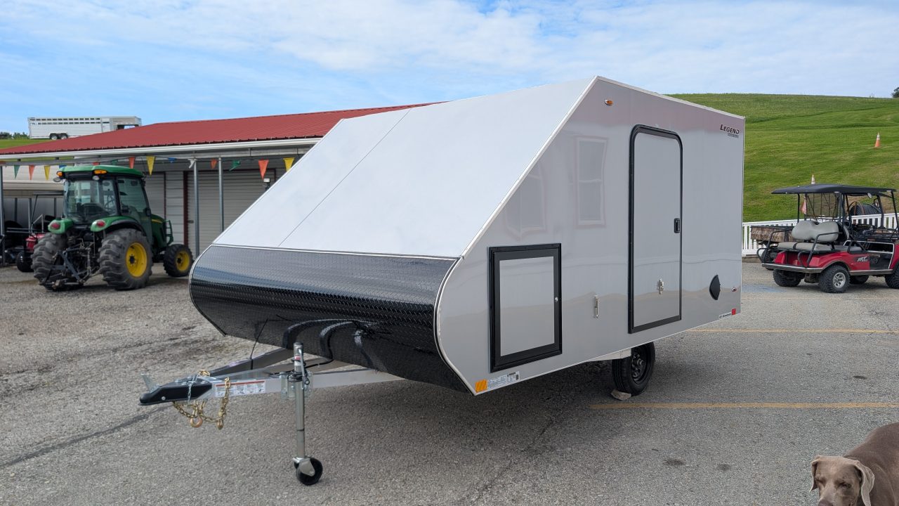 New 2027 Legend 8.5 x 13 Sport Light ALUMINUM Snowmobile/Cargo Trailer