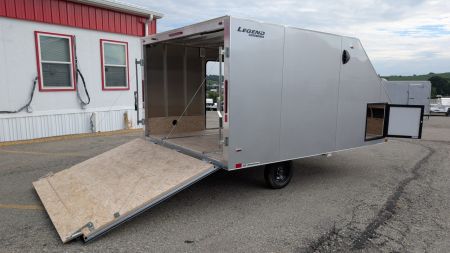 New 2027 Legend 8.5 x 13 Sport Light ALUMINUM Snowmobile/Cargo Trailer