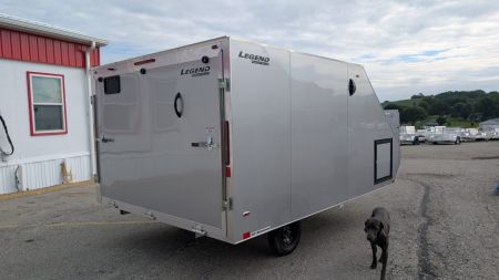 New 2027 Legend 8.5 x 13 Sport Light ALUMINUM Snowmobile/Cargo Trailer