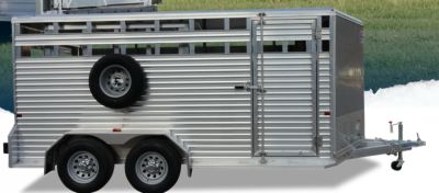 New 2026 Frontier Trailers 12' 7  Livestock Trailer, 10' Floor, 7' Wide, 6'6  Tall Horse Trailer