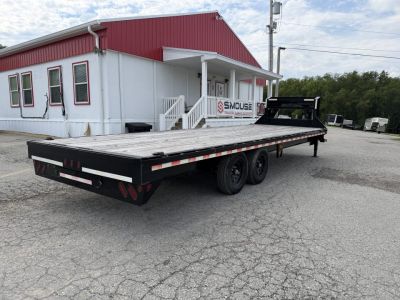 Used USED 2022 Norstar 25' Gooseneck w/ UNDERBODY RAMPS