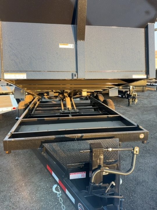 New 2025 Sure-Trac 7 x 14 HD Low Profile Dump Trailer, 14K Scissor Dump Trailer