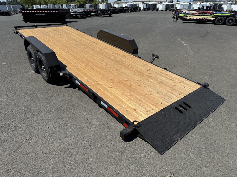 New 2026 Eagle 7x18 Tilt Trailer w/ Removable Fender 10K GVWR