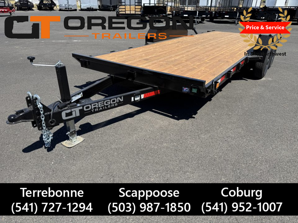 New 2026 Eagle 7x18 Tilt Trailer w/ Removable Fender 10K GVWR