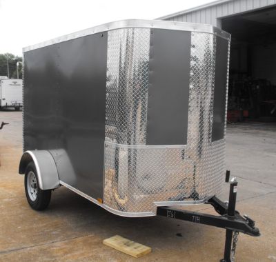 New Enclosed Trailer 4 X 8 Ramp Door 5' Int 080 Skin
