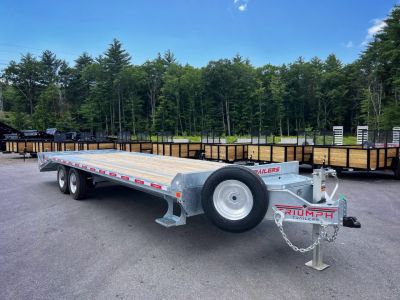 New 2026 Triumph 102X25 Deckover/ Max Wedge Ramps / Galvanized/ Oil Bath hubs/ 22k GVW