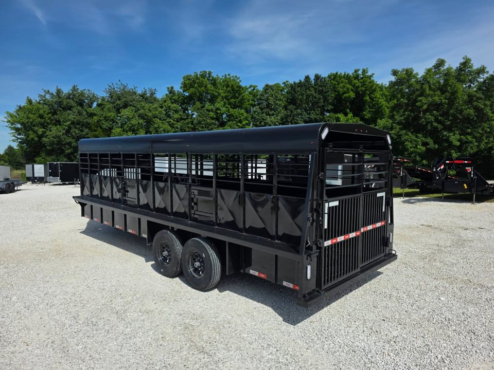 8×24 Horse Livestock Trailer photo 5